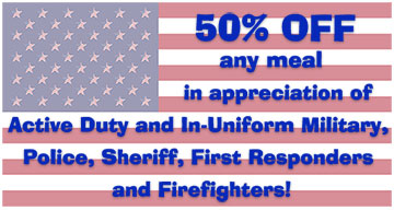 Military, Police and First Responders Discount